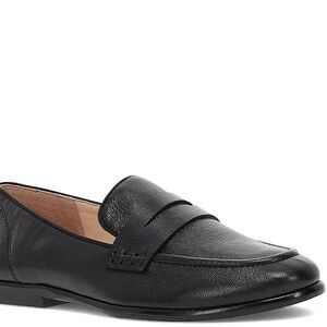 AMERICAN RAG | 10 | Cammie Black Pebble Leather Minimalist Penny Loafers